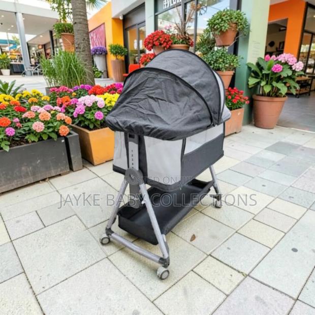 Newborn? Adjustable Rocking Cosleeper With Net, Changing Pad Wheels - main view