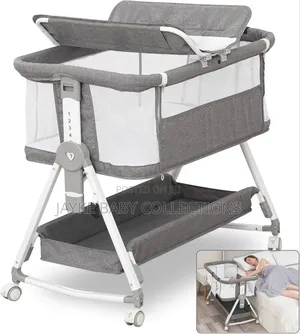 Newborn? Adjustable Rocking Cosleeper With Net, Changing Pad Wheels