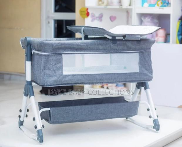 Newborn? Adjustable Rocking Cosleeper With Net, Changing Pad Wheels - thumbnail 5