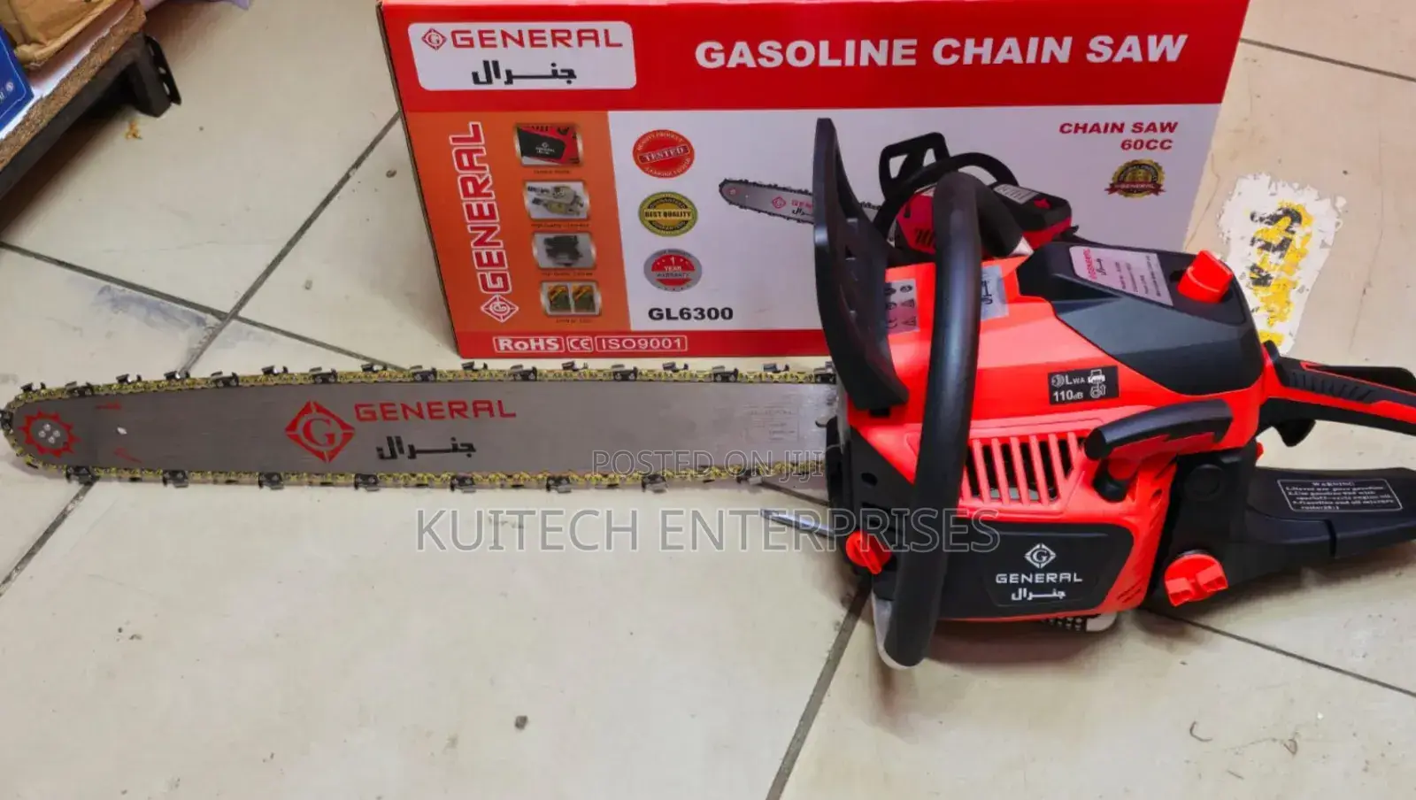 22" General Gasoline Power Saw/ Petrol Powered Chainsaw