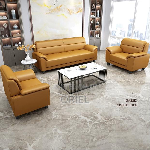 Office Sofa-Set : Modern High Quality Executive Office Visitor Sofaset - thumbnail 6