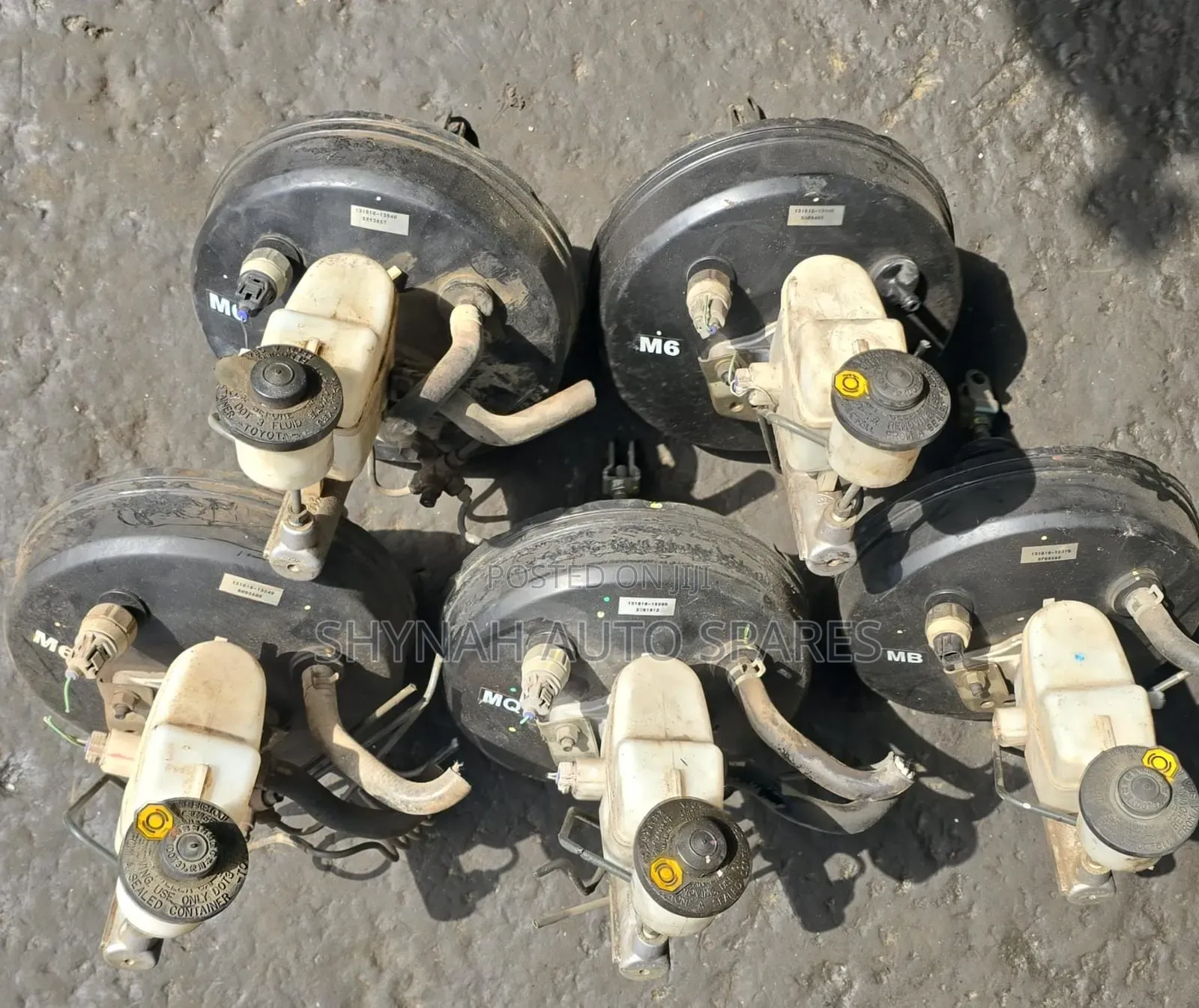 Hilux Double Cab D4d Brake Booster and Brake Master Cylinder Complete