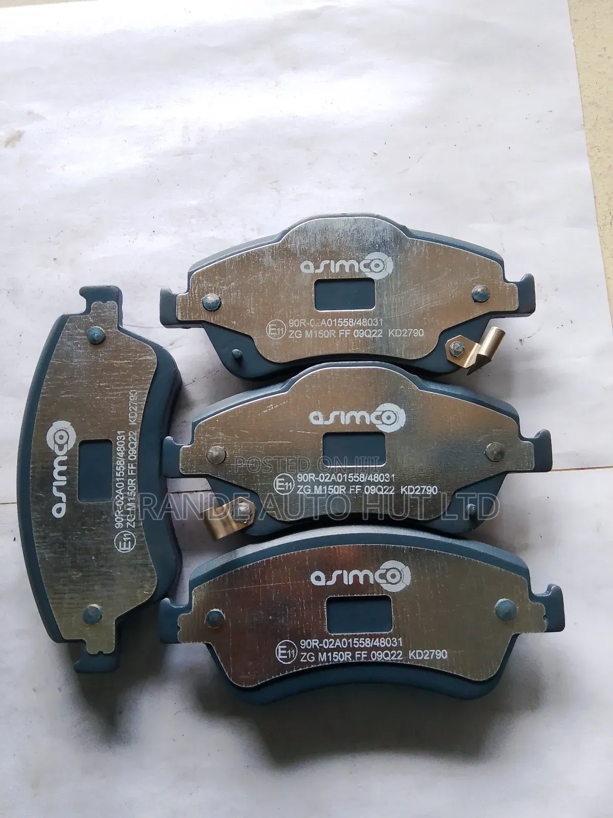 Front Brake Pads for Toyota Premio (Asimco Brand)