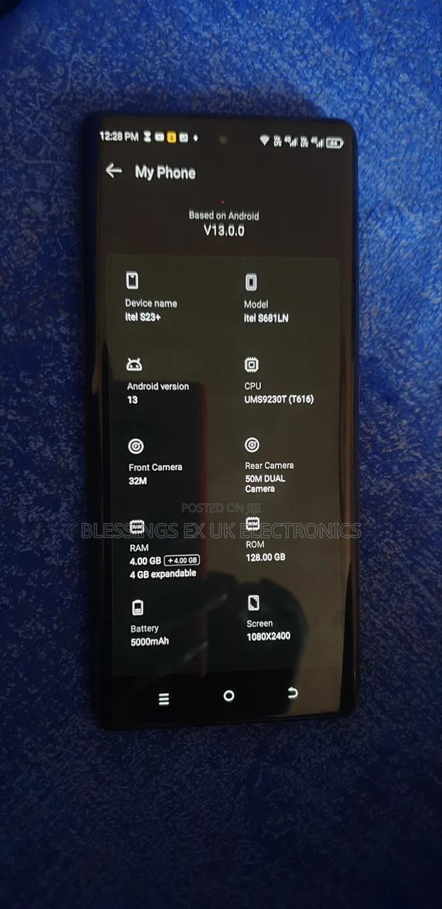 Itel S23 Plus 128 GB Blue - thumbnail 7