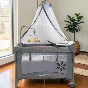 Baby Co-Sleeper Bedside Cot Playpen With Bassinet - thumbnail 2