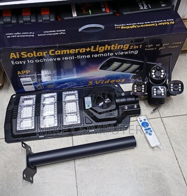 4g Solar Powered Ai CCTV Camera on 450w Solar