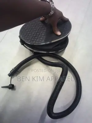 Camping Gear High Capacity Inflating Foot Pump 2 Nozzles 800gms