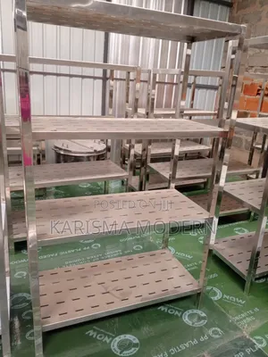 Perforated Metal Rack Stainless Steel