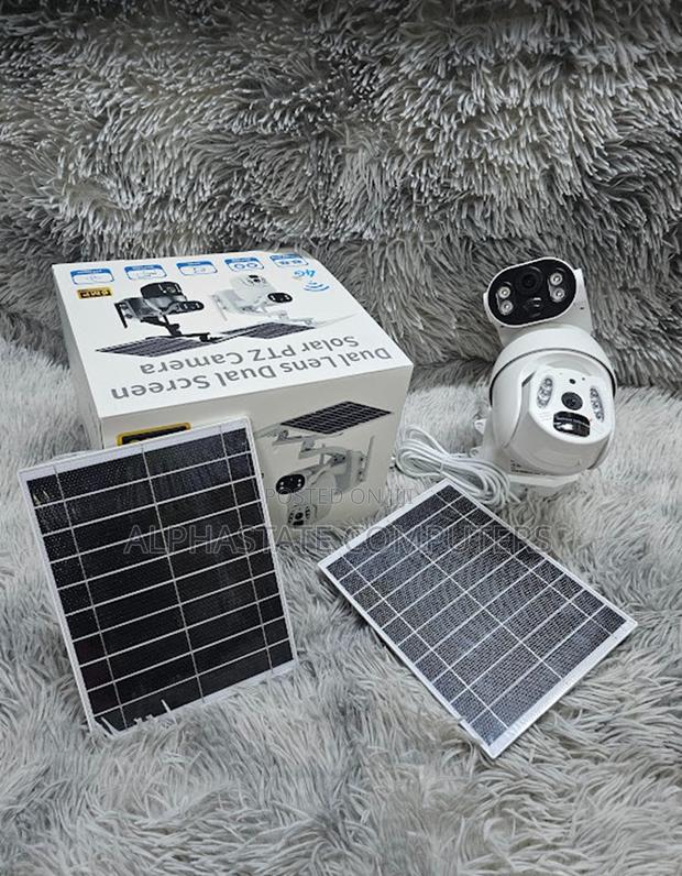 Dual Lens Solar CCTV Camera 6mp Solar Powered Outdoor Security Camera - main view
