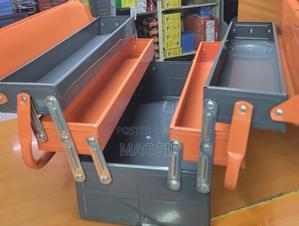 19"5 Tray Metallic Toolbox - thumbnail 2