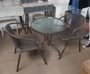 Executive 2 Seater Outdoor/Balcony Set Fully Metallic