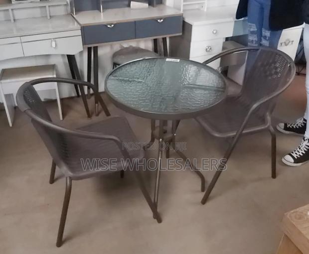 Executive 2 Seater Outdoor/Balcony Set Fully Metallic