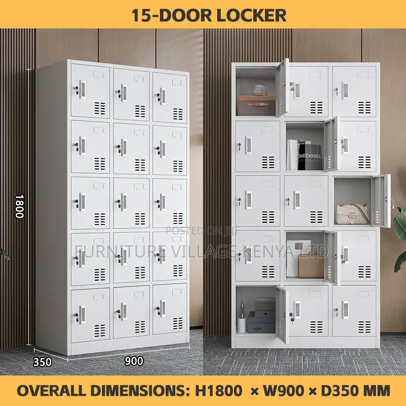 Office Storage Cabinets: 15 Door Archives File Cabinet