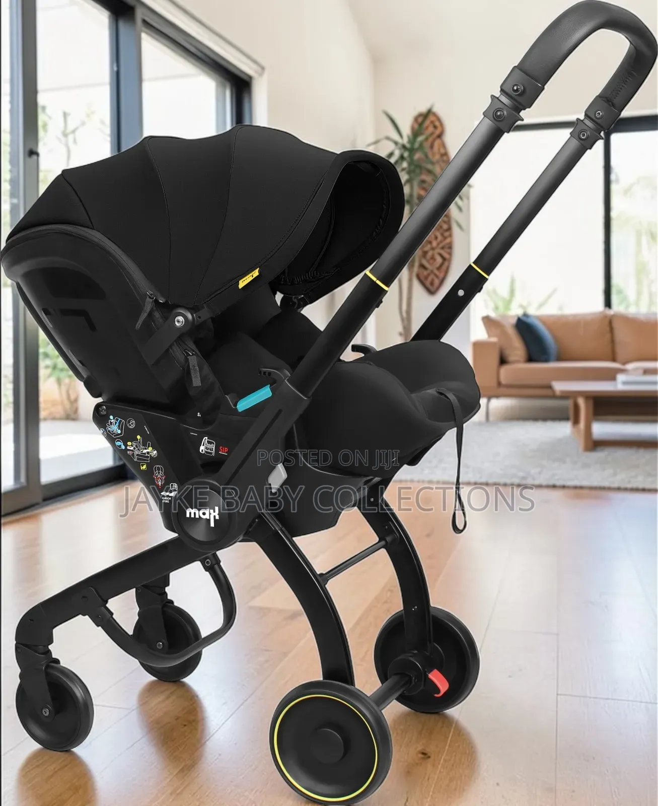 4-in-1 Travel Stroller + Car Seat | No Need to Buy Separate
