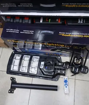 2 In1 450w Solar Powered Street Light With 4g Camera