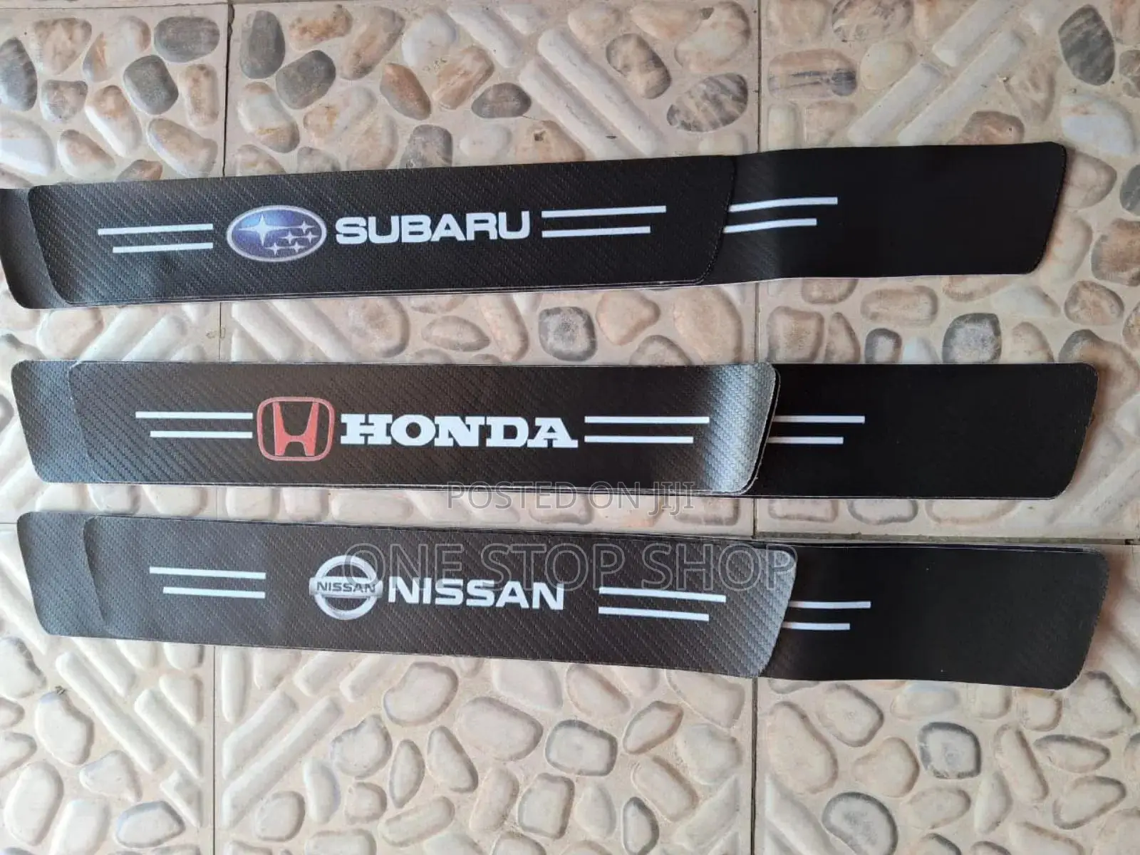 Branded Car Door Step Stickers for Nissan,Honda,Subaru 4pc St