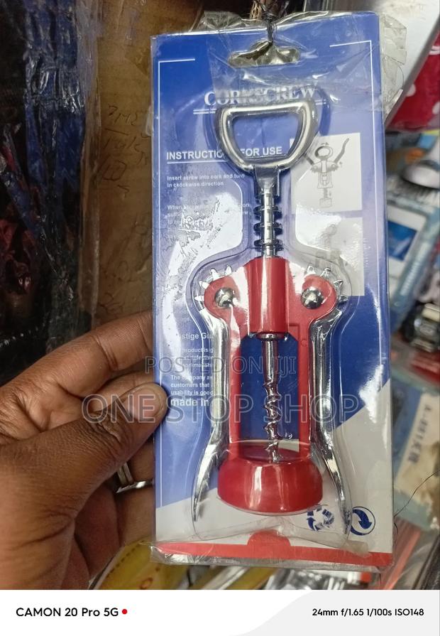Wing Style Corkscrew Bottle Opener - main view
