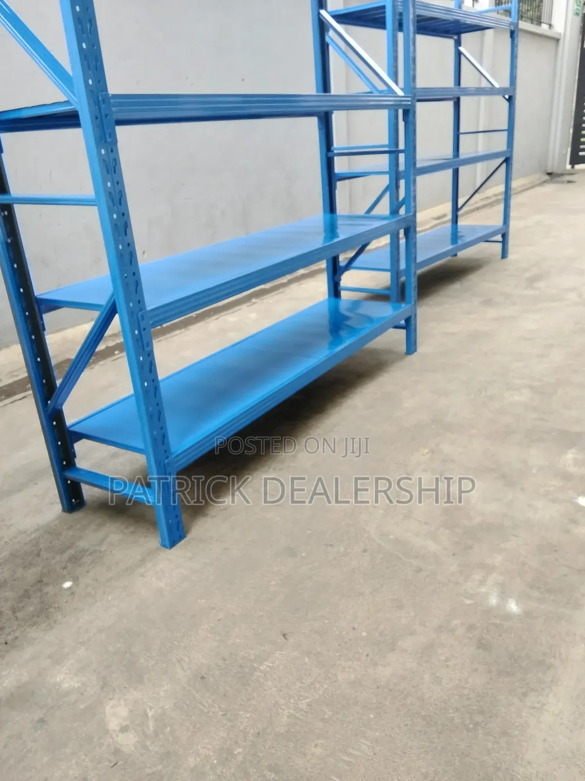 4 Rank Industrial Shelves