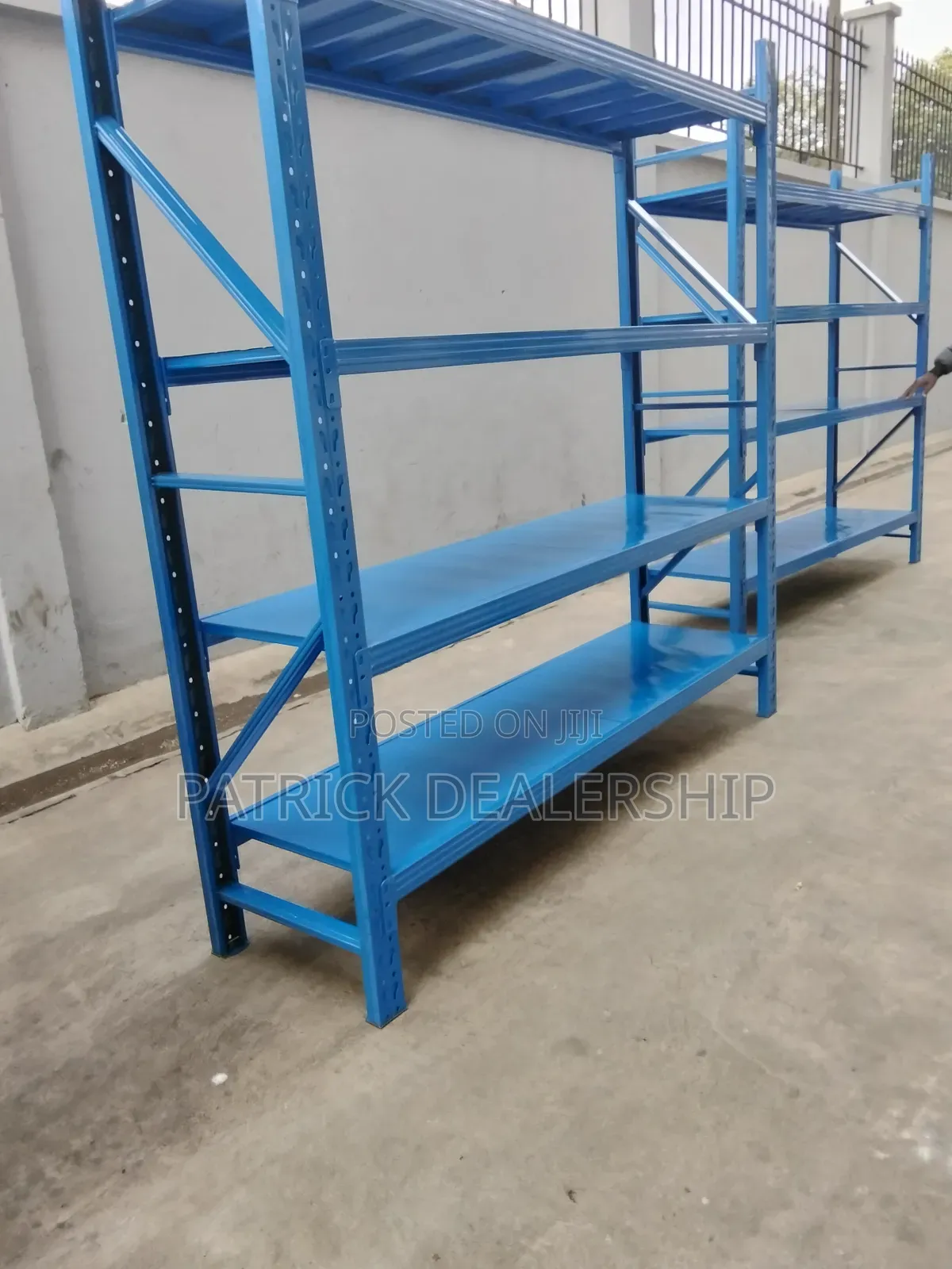 4 Rank Industrial Shelves