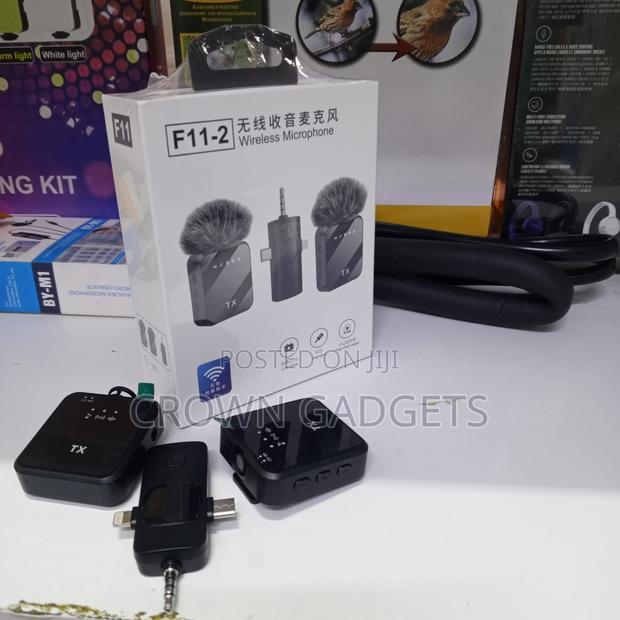F11-2 Wireless Lavalier Microphone for iPhone Android - thumbnail 2