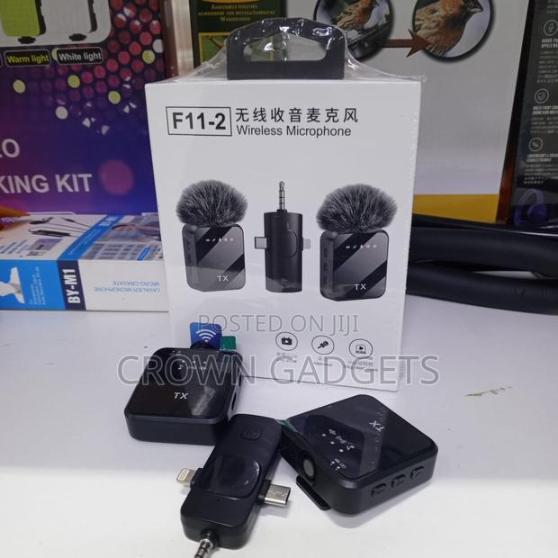 F11-2 Wireless Lavalier Microphone for iPhone Android - thumbnail 3