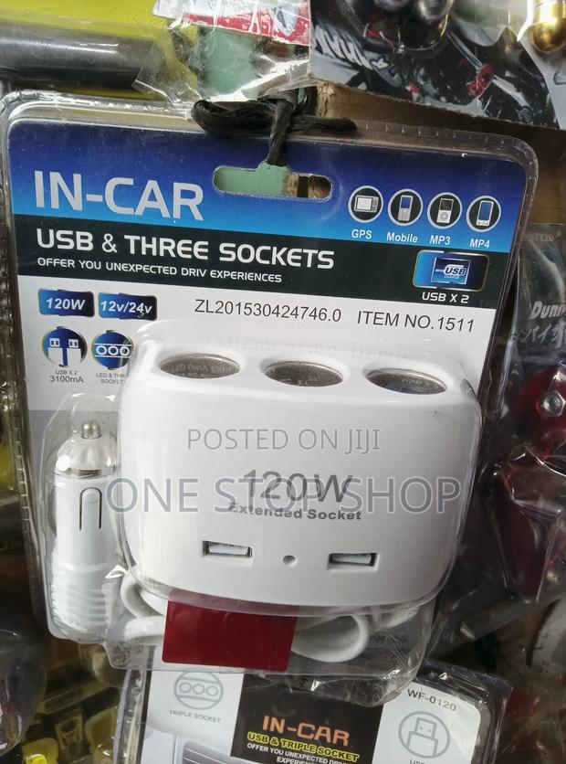 Car Cigarette Extender For Extra Electronic Charging