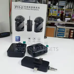 F11-2 Clip-on Wireless Mic System With Noise Reduction