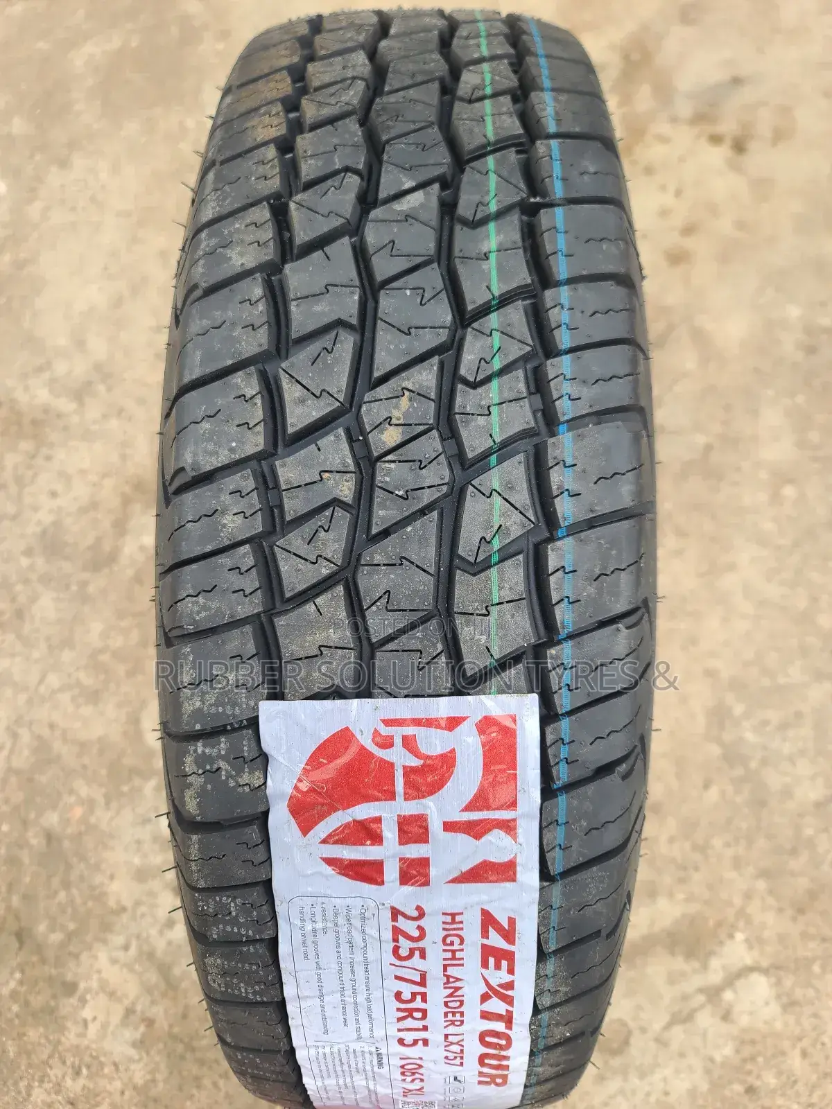 225 /75 R15 Zextour Tyres Highlander 106S XL a/T All-Terrain