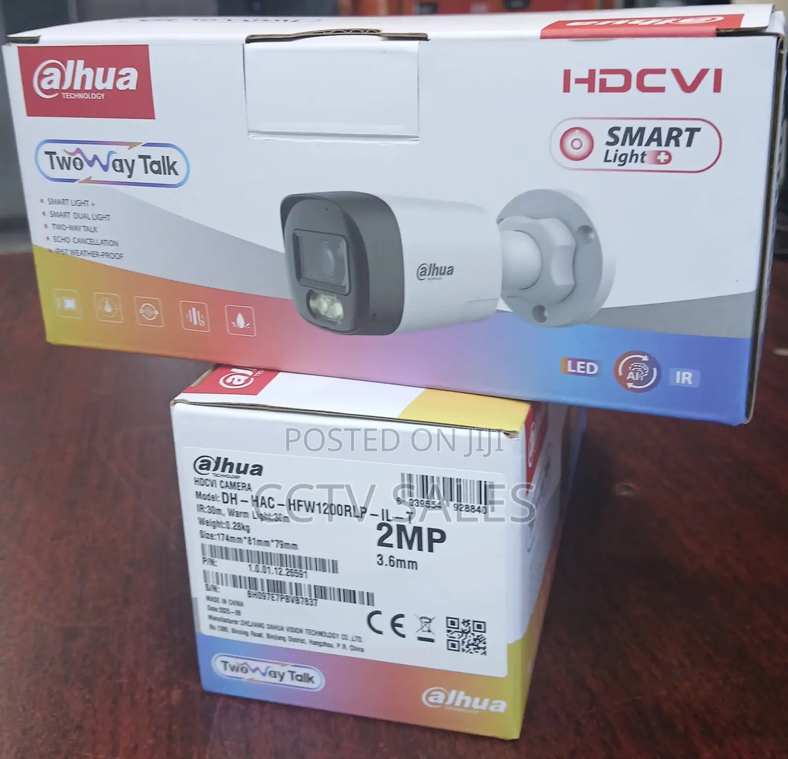 2mp Smart Dual Light Hdcvi Two-Way Talk Fixed-Focal Bullet Camera