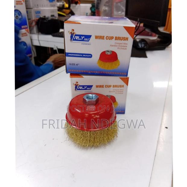 Cup Wire Brush 4" Smooth - main view