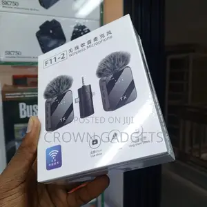 F11-2 2.4g Wireless Lavalier Microphone for Live Streaming Interview