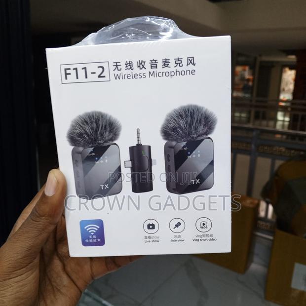 F11-2 2.4g Wireless Lavalier Microphone for Live Streaming Interview - thumbnail 3