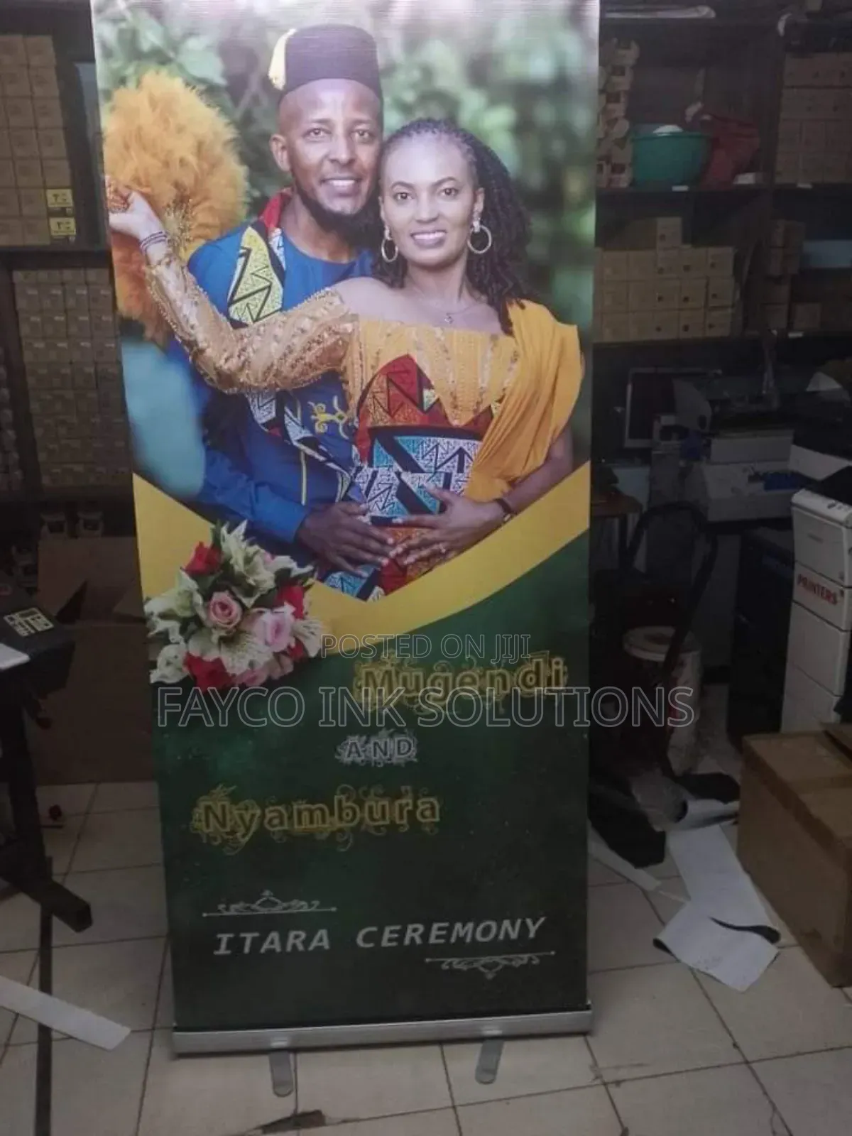 Compact Narrow Base Roll-Up Banners