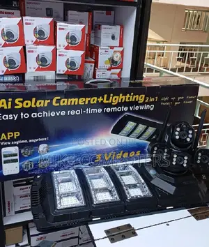 4g Camera PTZ Solar Street Light With Smart Tracking