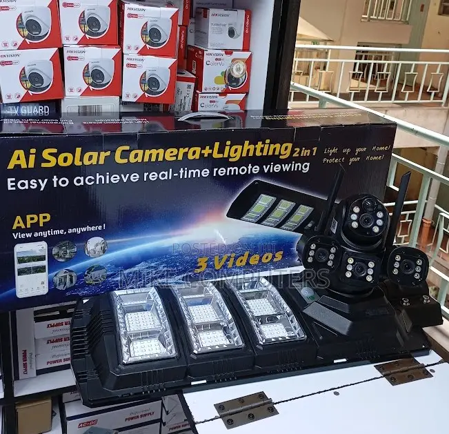 10x Digital Zoom CCTV Camera Ip65 Waterproof Solar Street Light