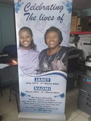 Respectful Burial Broad Base Roll-Up Banners