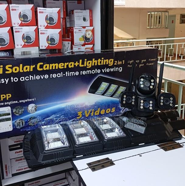 Powerful High Brightness V380 Pro 12mp 4g PTZ Rotating Triple Lens