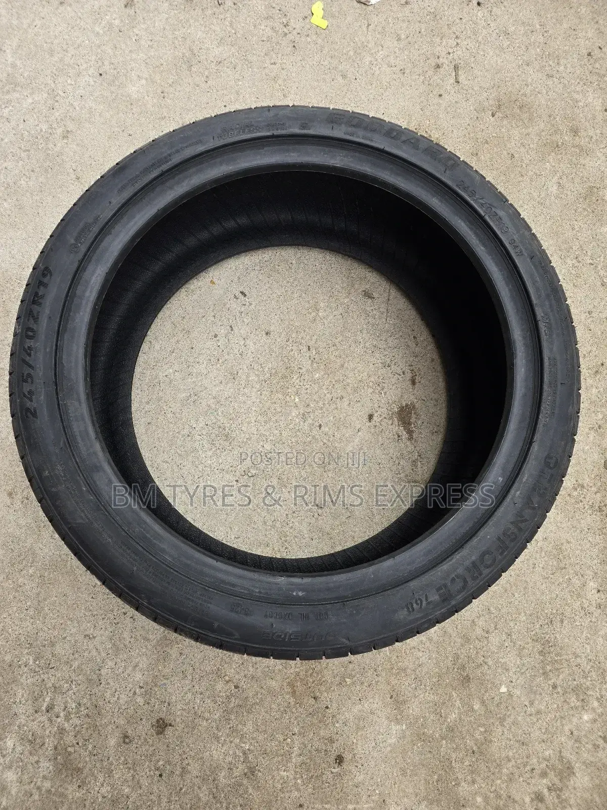 245 /40 R19 Goddard Tyres (Transforce)