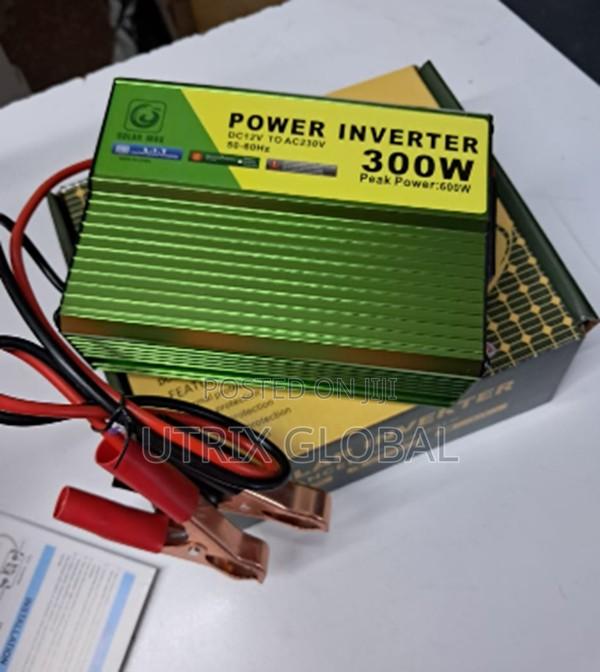 300w Solar Inverter Backup Power For Router Laptop And Tv