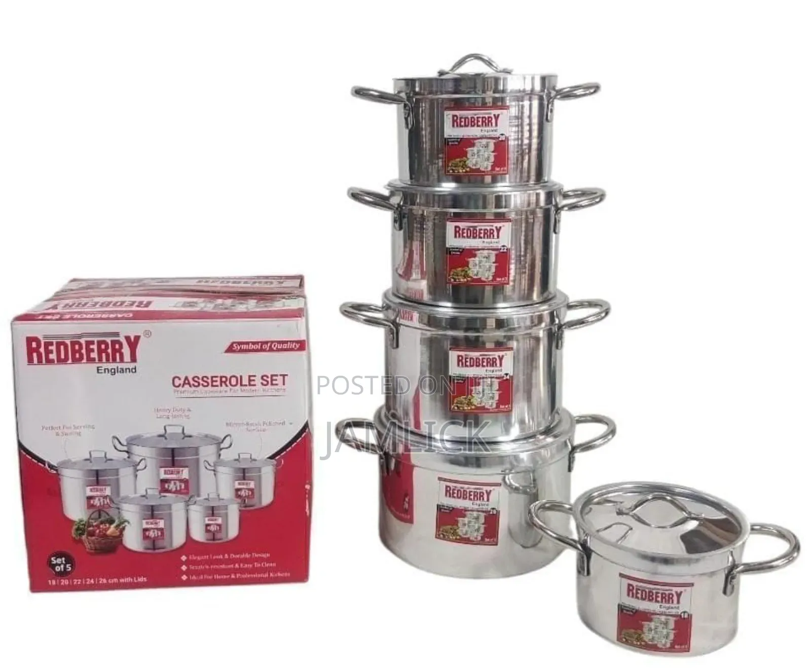 10pcs Heavy Duty Aluminium Cookware Set – Sn