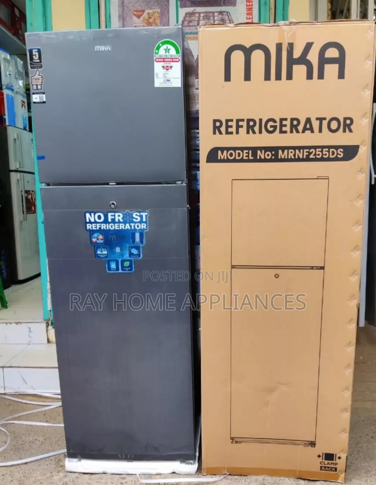 255litres Double Door Fridge No Frost