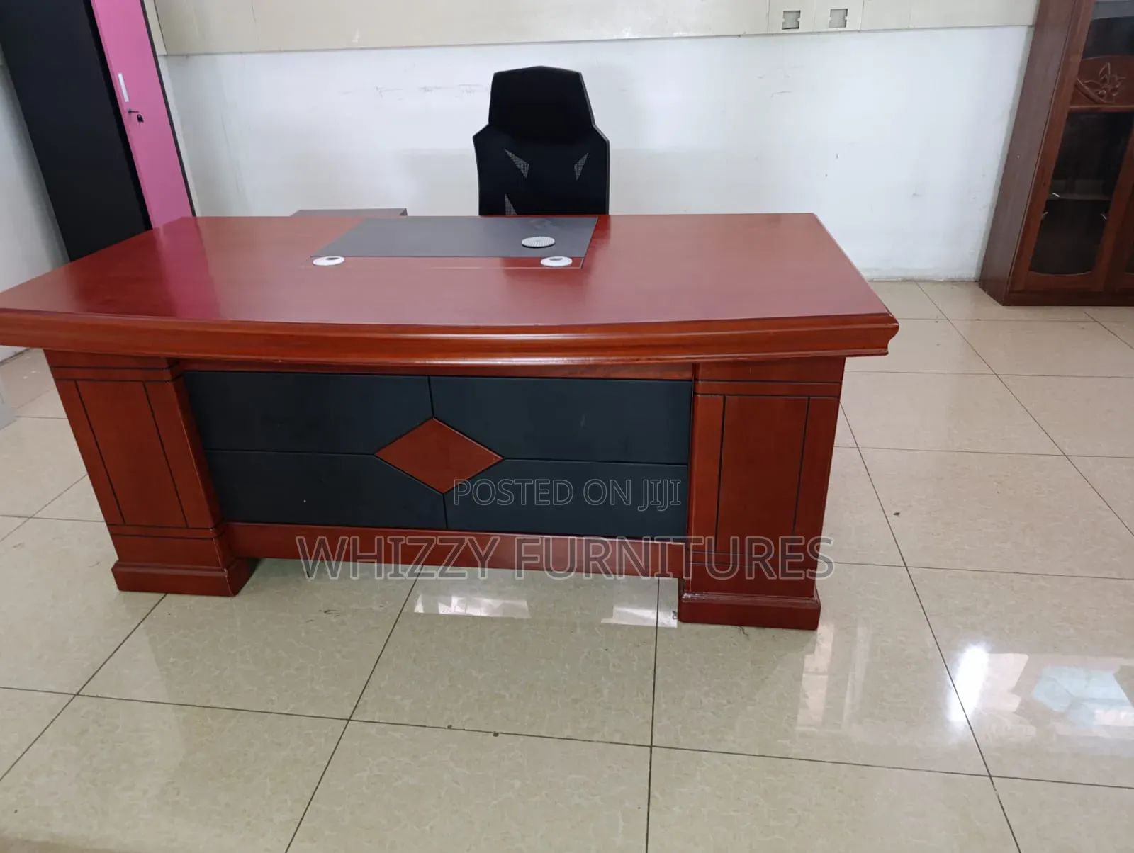 1.6m Brown Executive Office Table