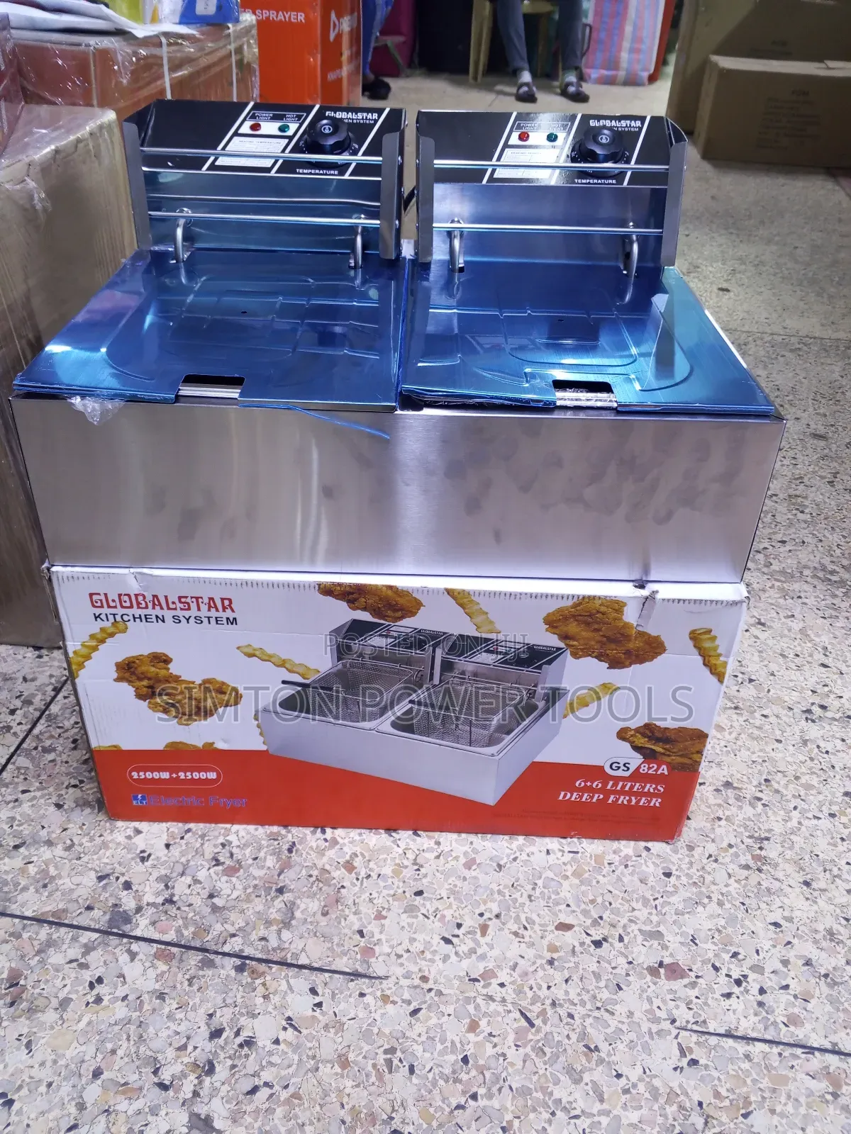 High Capacity 12l Double Deep Fryer