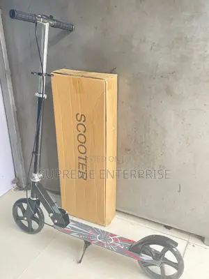 Metallic Graffiti Scooter