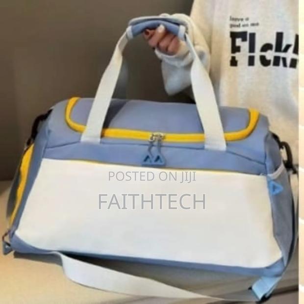 Leather Large Travel Duffle Bag - main view