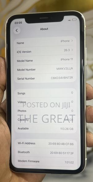 Apple iPhone 11 128 GB White - thumbnail 2
