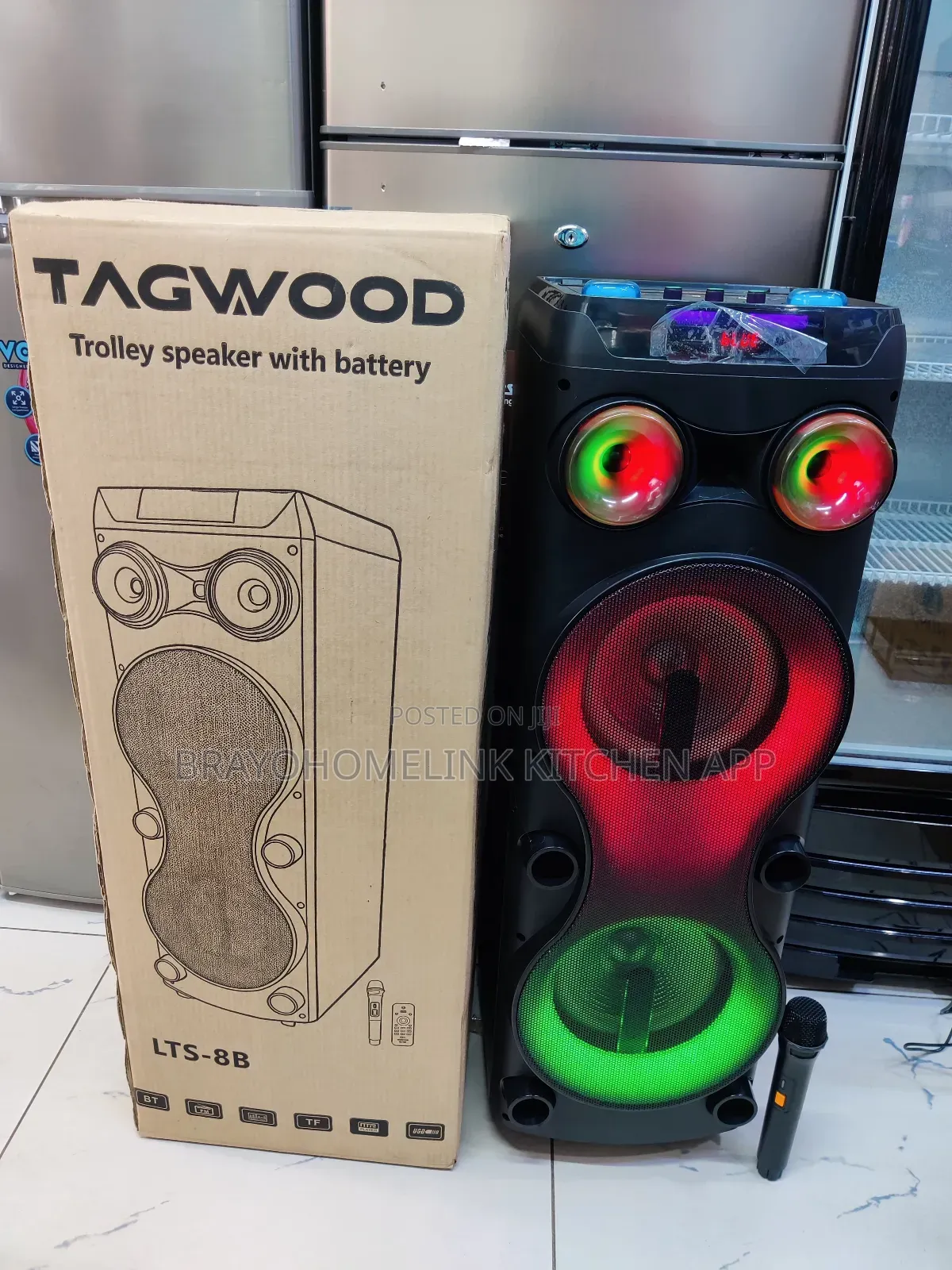 *Tagwood Rechargeable Party Box With Microphone and Remote