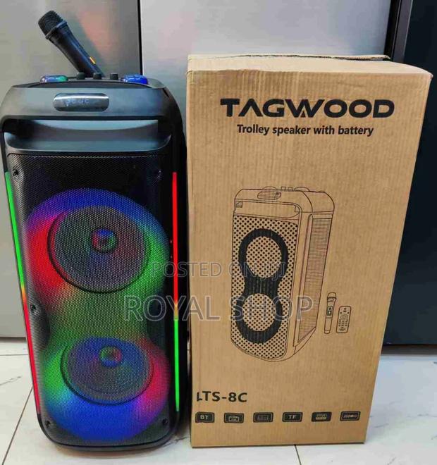 Tagwood Rechargeable Party Box With Microphone and Remote Model LTS 8c - main view