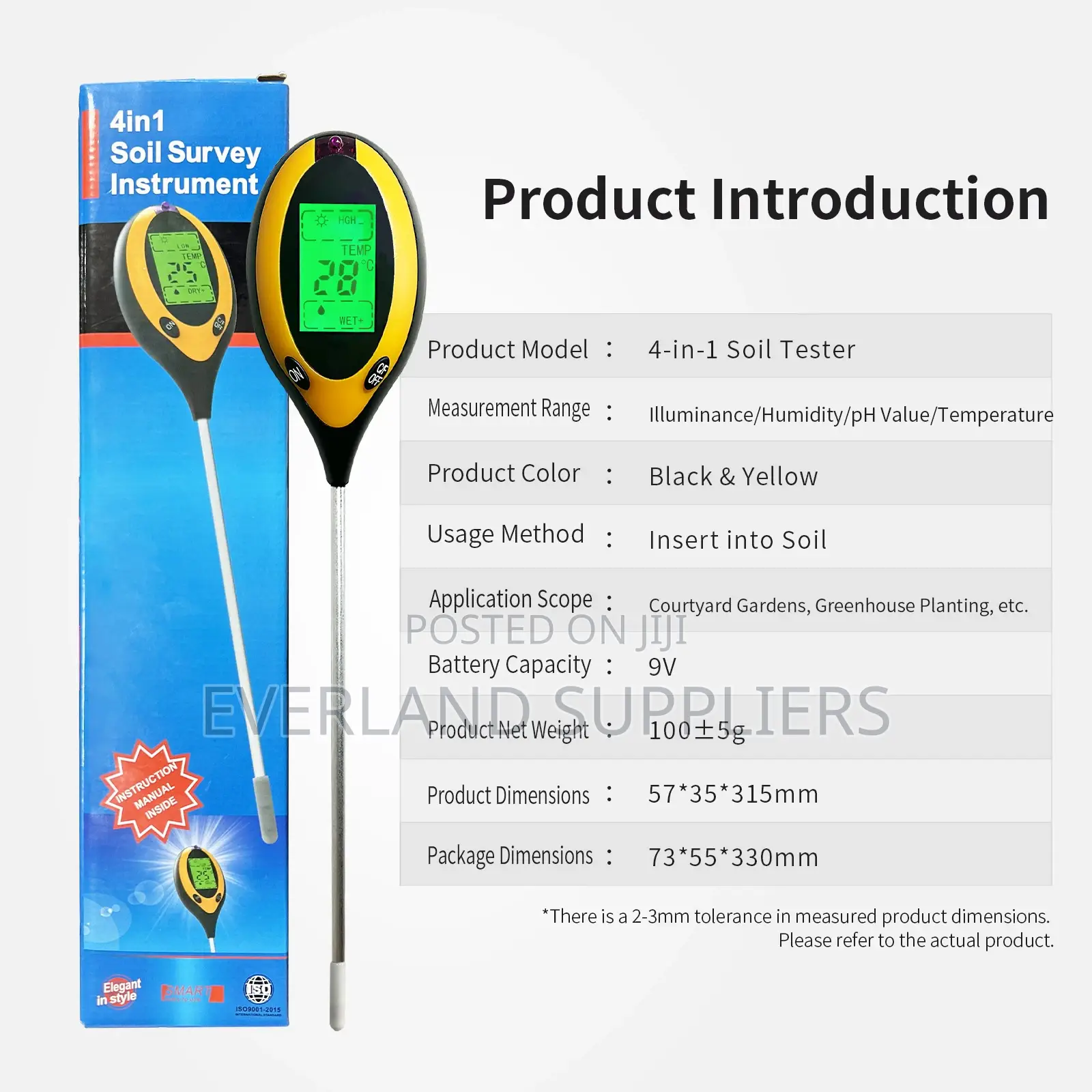 Soil Fertility Ph Tester