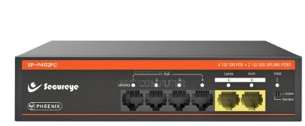 Secureye 4 Port Gigabit Poe + 2ge Uplink 1sfp Switch